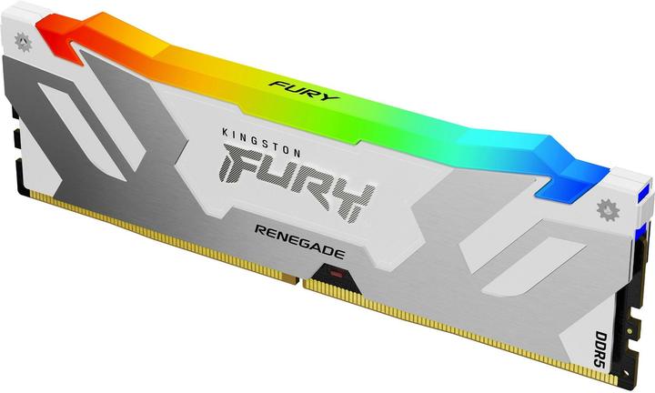 Actual product image Kingston 48GB 8000MT/s DDR5 CL38 DIMM Kit of 2 FURY Renegade RGB White (2 x 24GB, 8000 MHz, DDR5 RAM, DIMM)