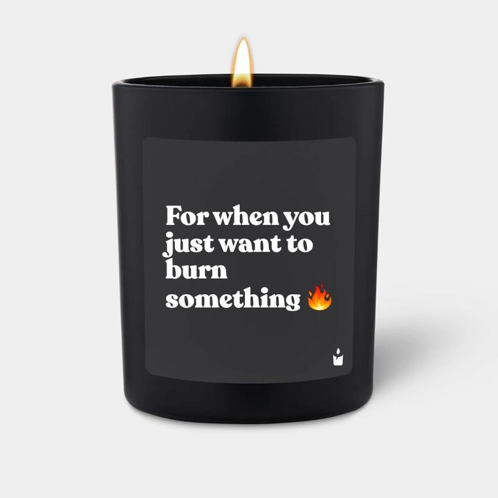 Chatty Candles Woody scented candle For when you just want to burn something