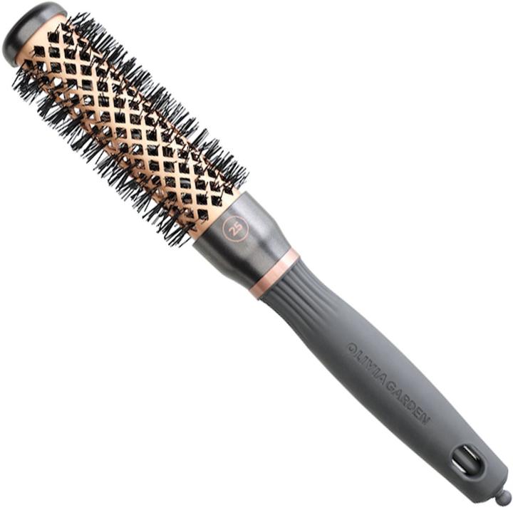 Produktbild Olivia Garden Expert Blowout Heat Nylgard Bristles 25mm Bronze Hochleistungs-Blowout-Haarbürste f