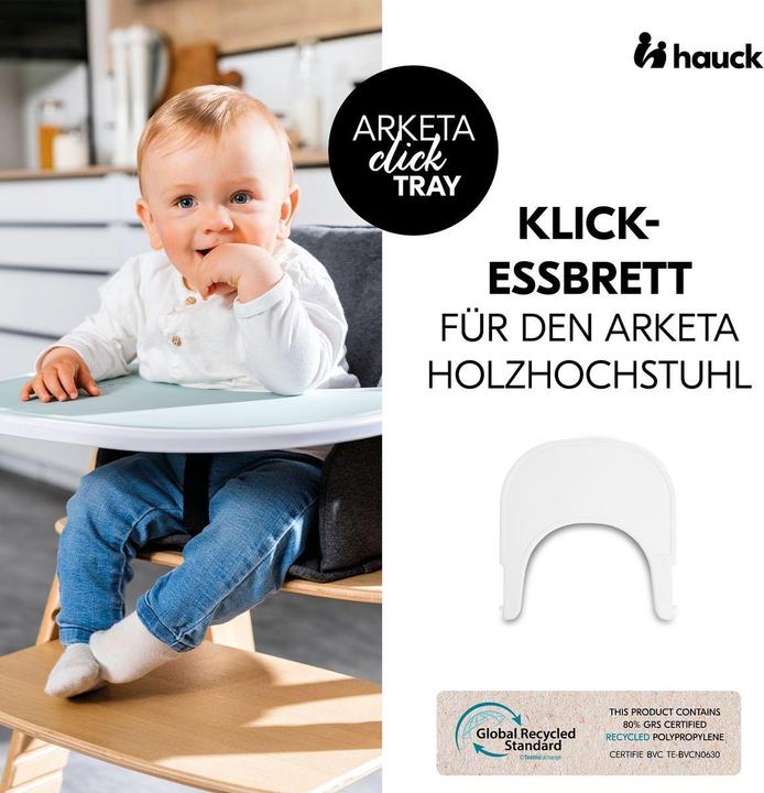 Produktbild Hauck Hochstühle Hochstuhl Arketa Beech - im Sparset inkl. (Hochstuhl)
