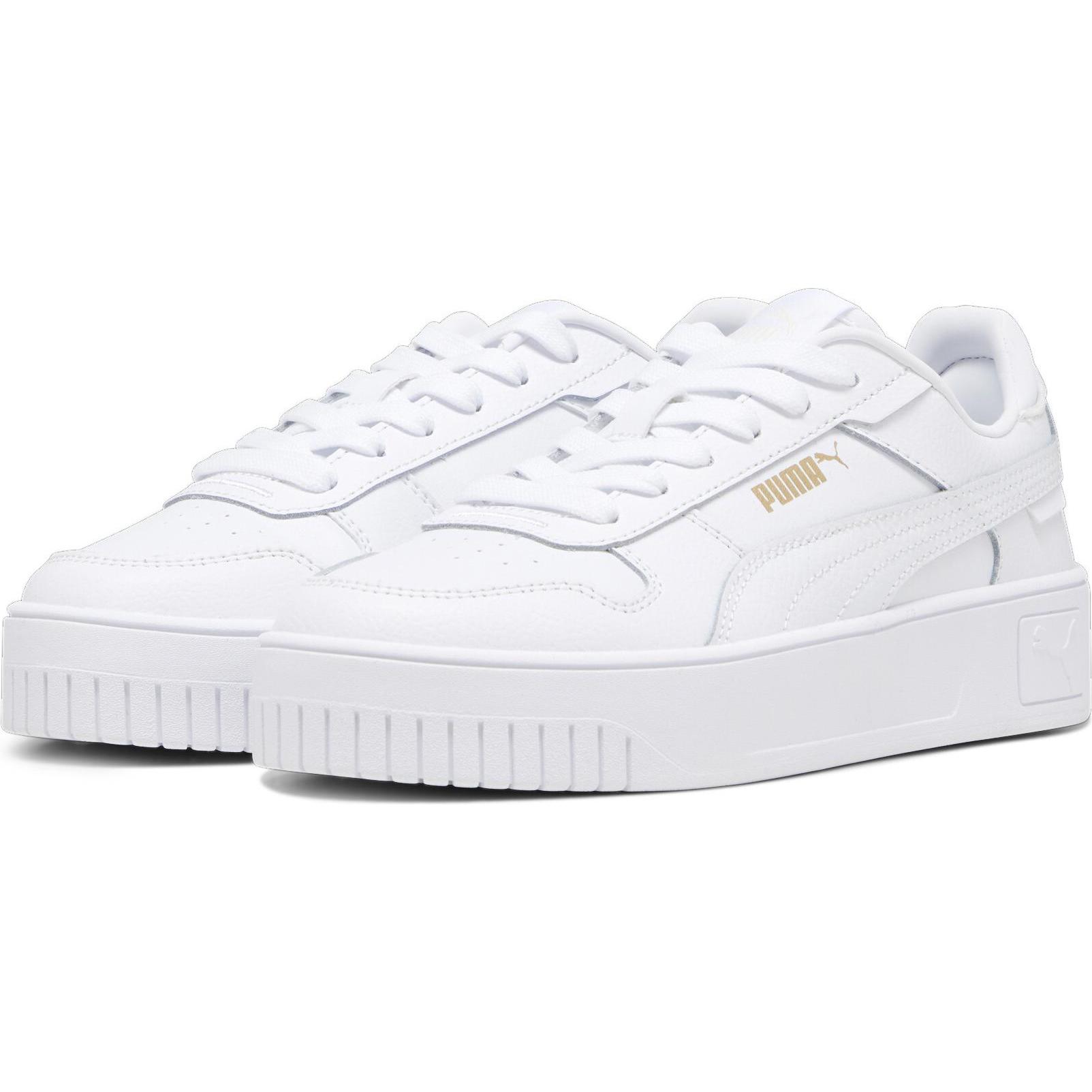 Puma, Jungen, Sneaker, Carina Street Jr, Weiss, (37)