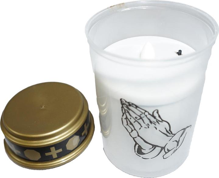 Actual product image Novaliv LED Grave Light White Permanent Flicker Effect incl. Batteries Grave Candles Cemetery Candle (1 pcs.)