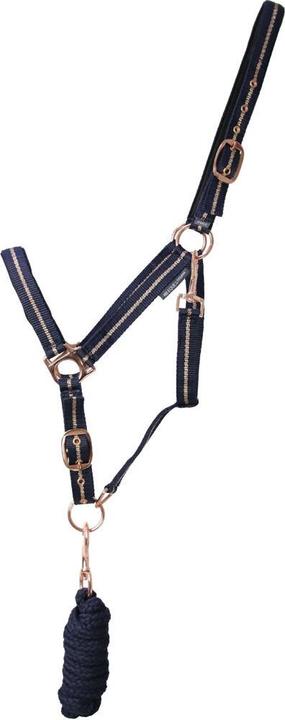 Hy Pferdehalfter Und Führstrick Set Glitzer