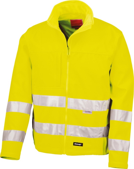 Produktbild Regatta Core Hi Vis Winter Softshell Jacke Wasser und Wind abweisend (3XL)