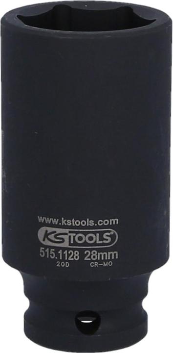 Actual product image KS Tools 1/2" power socket long (28 mm)