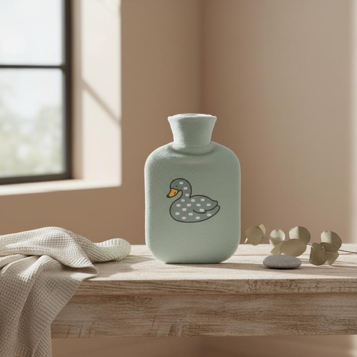 Produktbild Zewi Gummibettflasche mit Frotteeüberzug (0.80 l, Bettflasche mit Bezug)