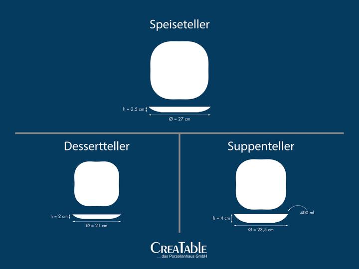 Actual product image CreaTable Square (18 pcs.)