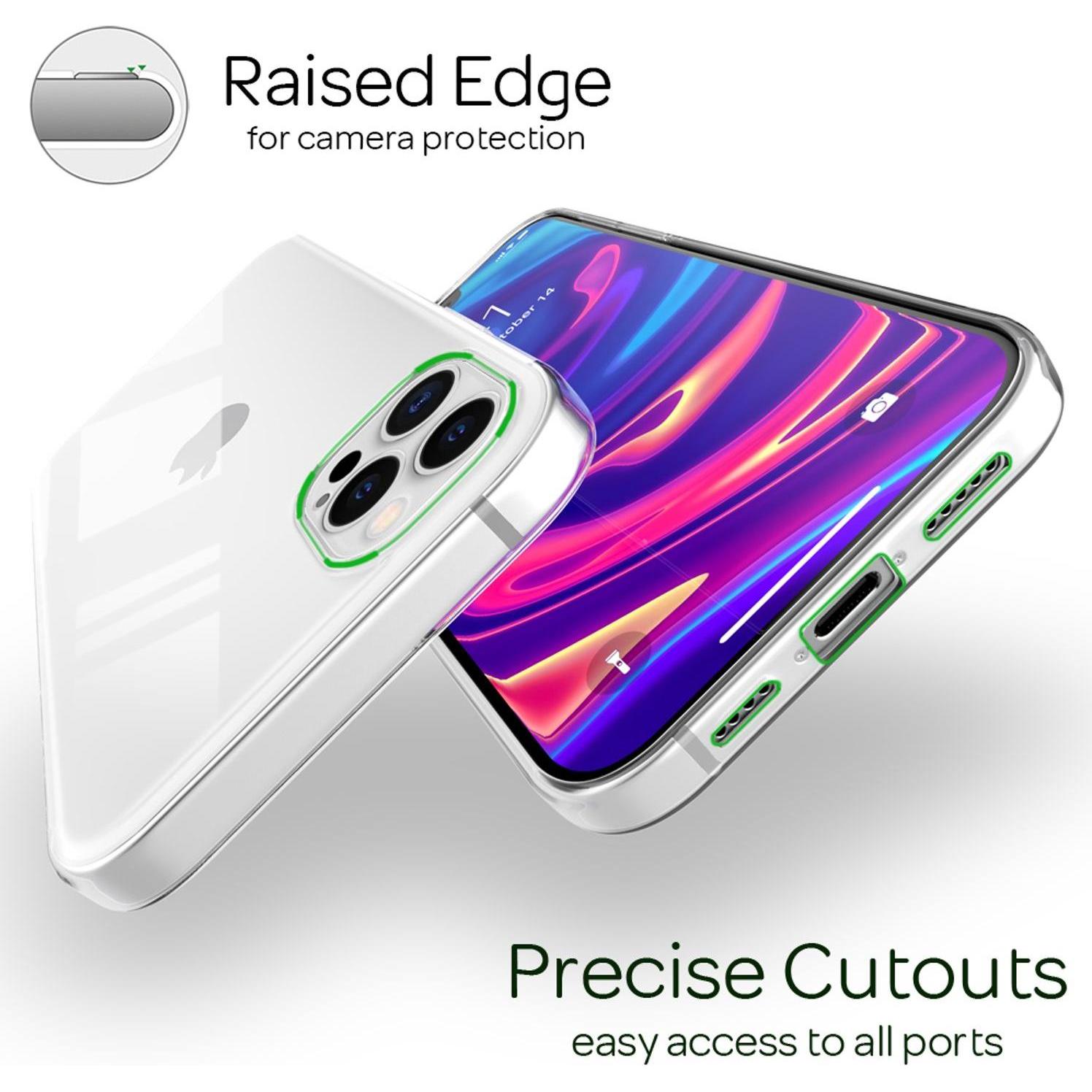 Thumbnail - Nalia Schutzhülle (Apple iPhone 12 Pro Max), Smartphone Hülle, Transparent
