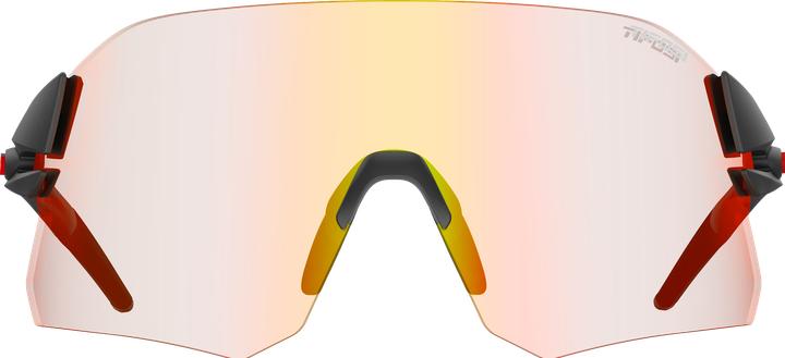 Actual product image MGA Tifosi Rail Clarion Matte Black Glasses (1 Mieszkło Clarion Red Photochrom 74% -14% Light (matt black, Clarion Red Fototec)