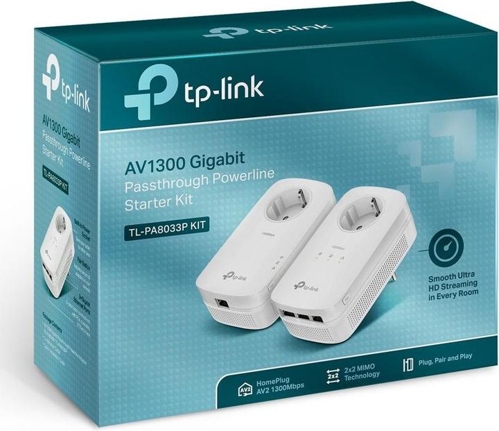 Produktbild TP-Link TL-PA8033P Kit (1300 Mbit/s)