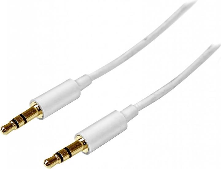 StarTech Slim 3.5mm Stereo Audio Cable (2 m, 3.5mm jack (AUX))