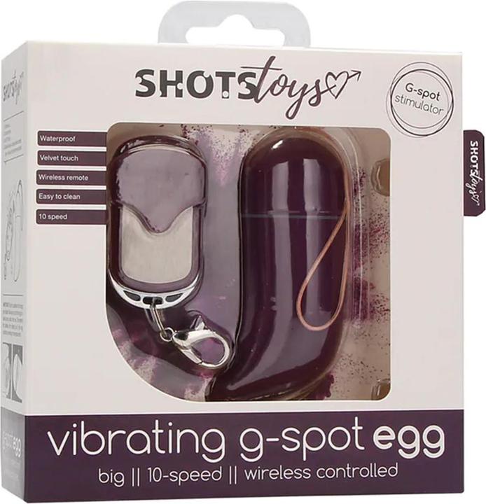 Produktbild Doc Johnson 10 Speed Remote Vibrating G-Spot Egg