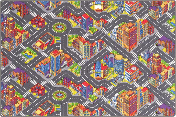 Produktbild Snapstyle Kinder Spiel Teppich Strassenteppich 3D Big City (80 x 240 cm)
