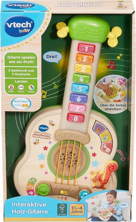 Produktbild VTech Interaktive Holz-Gitarre (Deutsch)