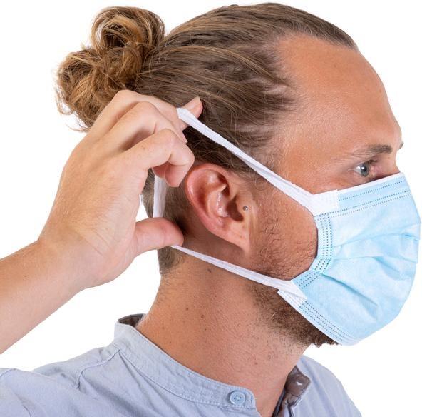 Actual product image Work Hygiene mask type IIR, 50 pieces (Type IIR, 50 x)
