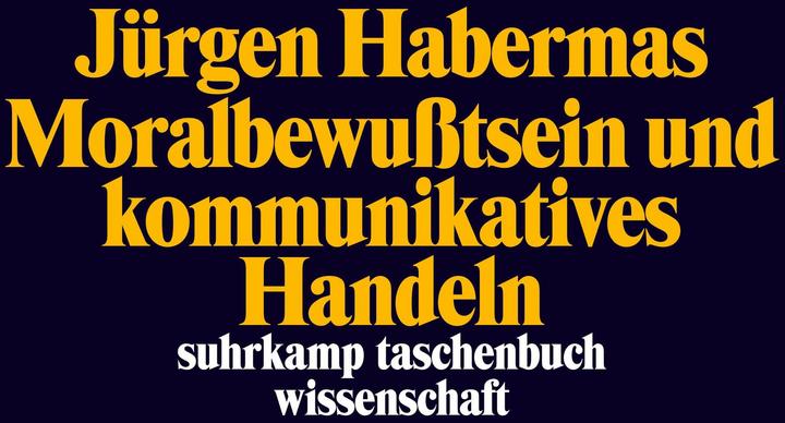 Produktbild Moralbewusstsein und kommunikatives Handeln (Deutsch, Jürgen Habermas, 1983)