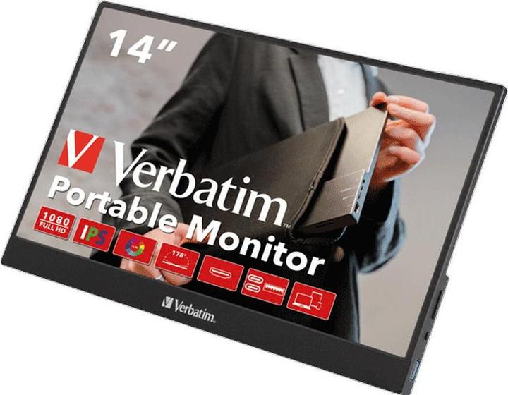 Produktbild Verbatim PM-14 Portable Monitor 14" Full HD 1080p (1920 x 1080 Pixel, 14")