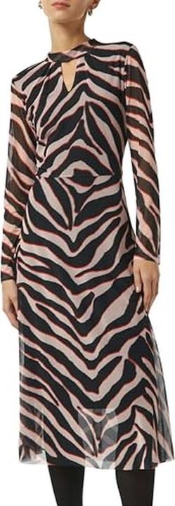 Actual product image Comma Kleid Mesh-Kleid mit Stehkragen (36)