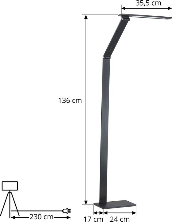 Actual product image Lucande Salome (380 lm)