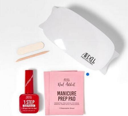 Immagine prodotto Ardell 1 Step Gel Polish Starter Kit Venetian Red (Rosso veneziano, Smalto per unghie effetto gel)