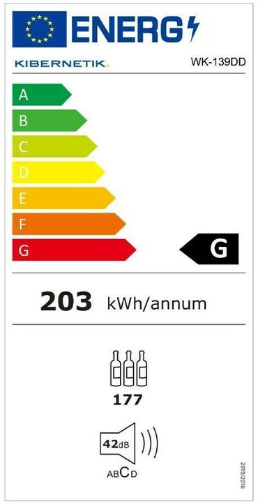 Energie-Label Kibernetik WK139DD
