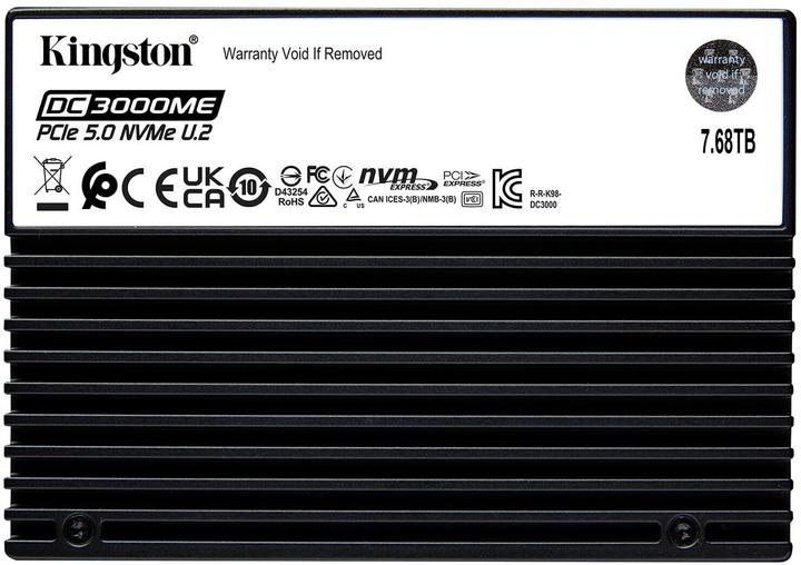 Actual product image Kingston DC3000ME (7680 GB, 2.5")