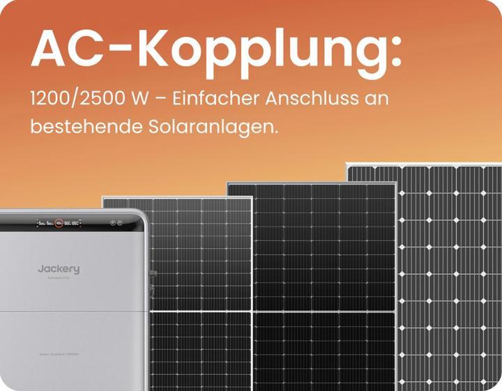 Actual product image Jackery Balkonkraftwerk SolarVault 3 Pro, 2520 Wh, Solarspeicher