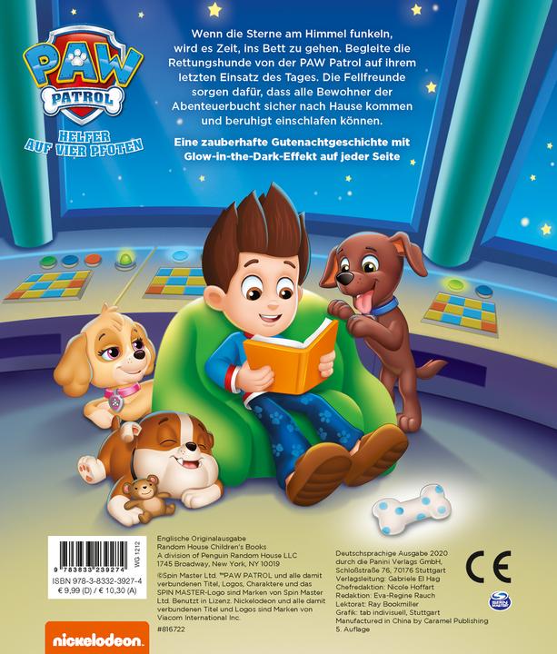 Produktbild Panini PAW Patrol: Gute Nacht, Abenteuerbucht! (Deutsch, Panini, 2020)