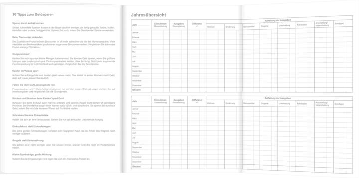 Valeurs nutritives et ingrédients Rnk Éditeur Livre de comptes 3131 (40 x)