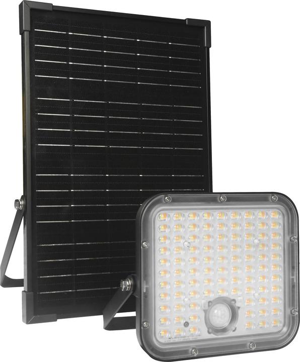 Tedura LED-Solar-Scheinwerfer «Power» (4800 lm, IP65)