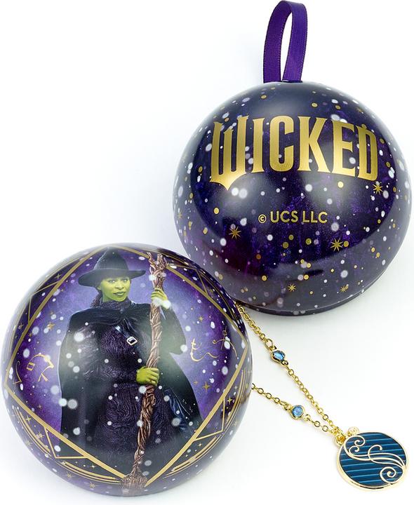 Actual product image Wicked Elphaba gift bauble with shiz necklace inside, one size, zinc alloy: 93 % zinc (Zinc alloy)