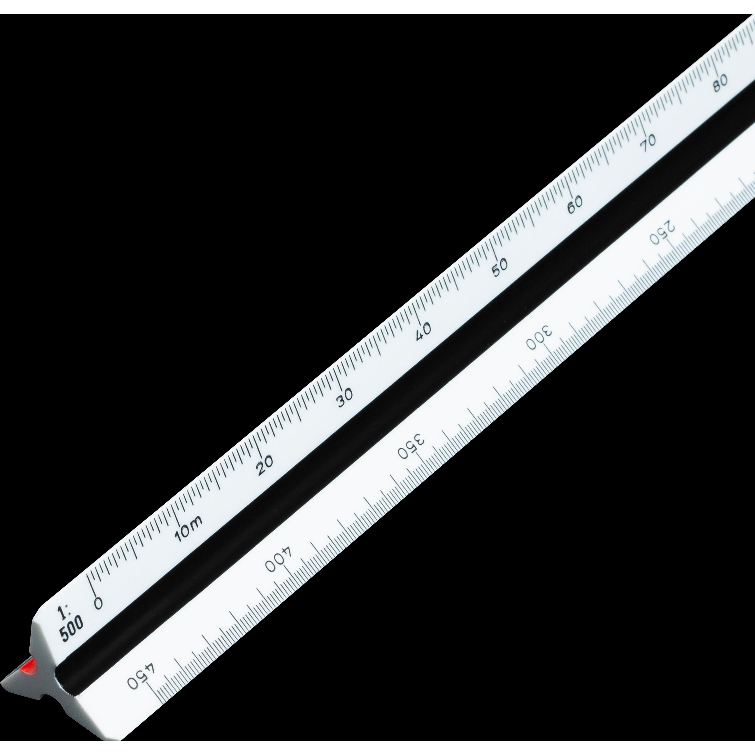 Aristo, Lineal, Dreikantlineal C, weiss (300 mm)