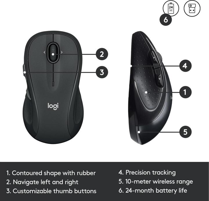 Produktbild Logitech MK545 Advanced (CH, Kabellos)