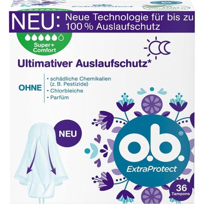 o.b., Tampons, Extra Protect Super+ (36 x)