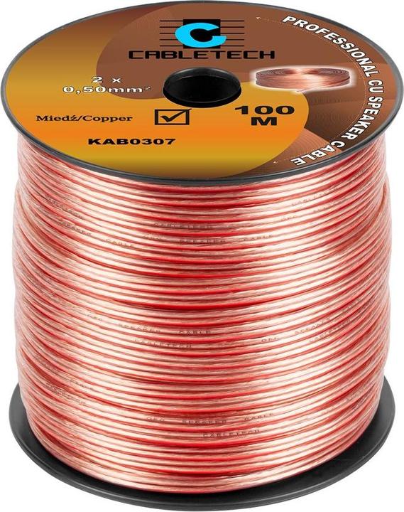 Image du produit Cabletech 0 Câble de haut-parleur de 5 mm (0.12 m)