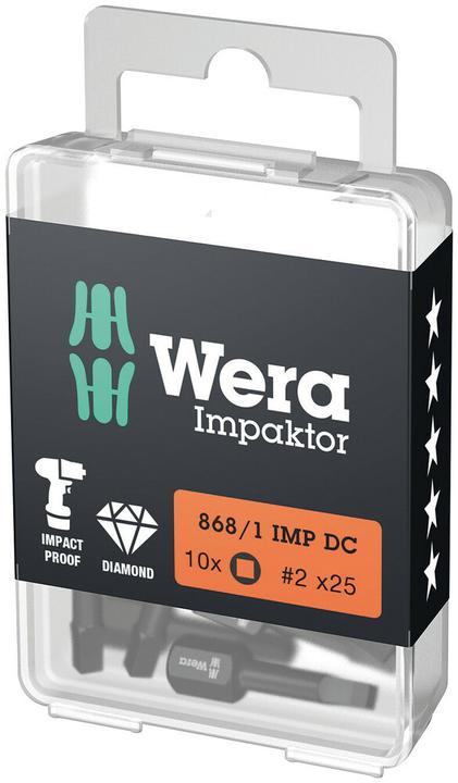 Produktbild Wera 868/1 IMP DC # 3 x 25 mm DIY-Box (Innenvierkant)