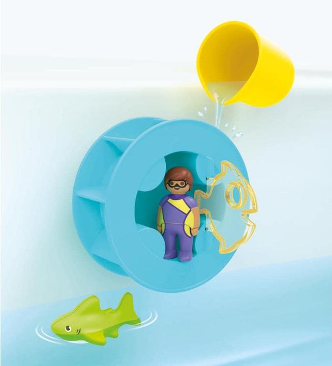 Produktbild Playmobil Wasserwirbelrad mit Babyhai (71688)