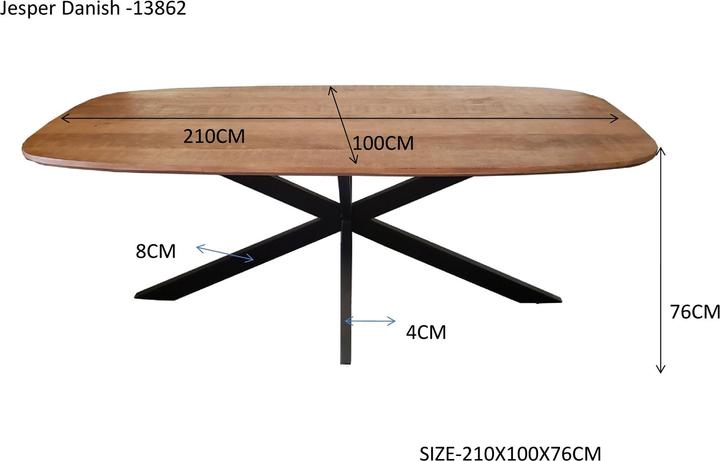 Image du produit Livingfurn Jesper (210 x 100 x 76 cm)