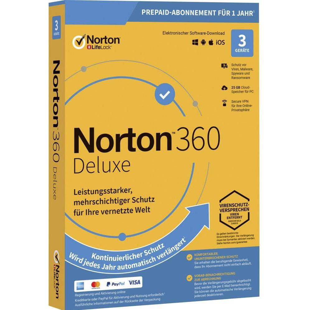 NortonLifeLock 360 Deluxe für Windows & Android & Mac OS & iOS