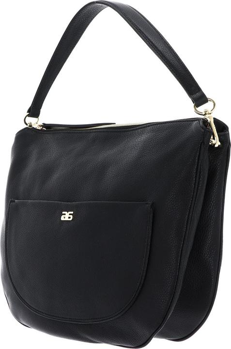 Actual product image Abro Dalia leather shoulder bag 34 cm