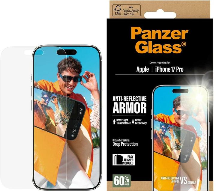 Produktbild PanzerGlass Anti-Reflective Armor (1 Stk., Apple iPhone 17 Pro)