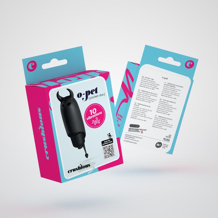 Produktbild Crushious O-Pet Devil - Vibrating Bullet - Black