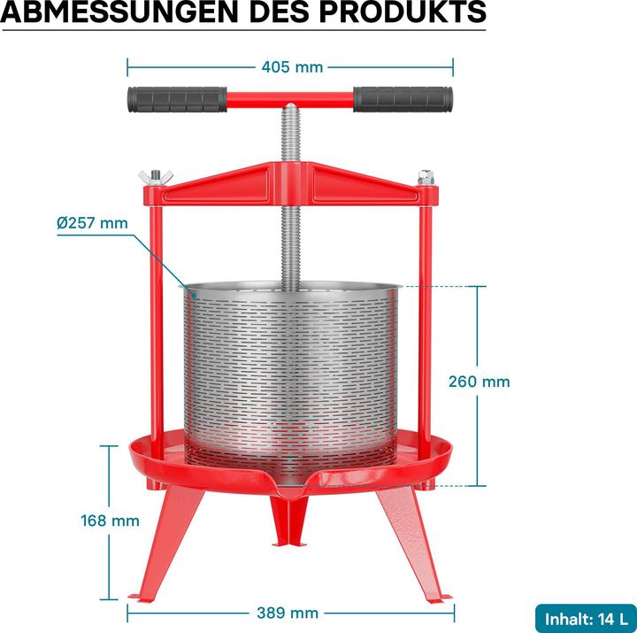 Actual product image Wiltec Screw press