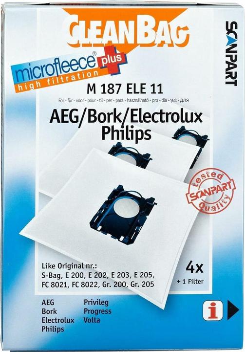 Produktbild Cleanbag M 187 ELE 11 (5x)