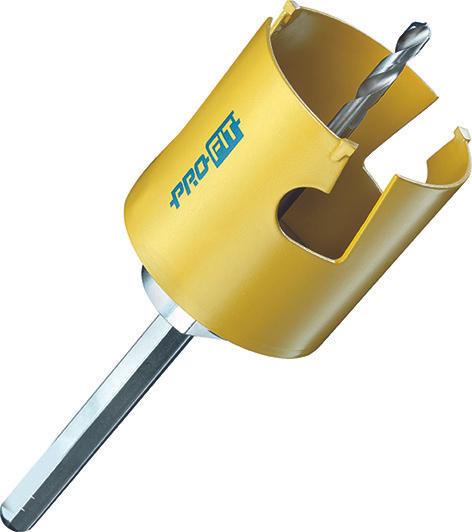 Actual product image technocraft HM hole saw set PRO-FIT (65 mm, 78 mm, 83 mm, 68 mm, 58 mm)