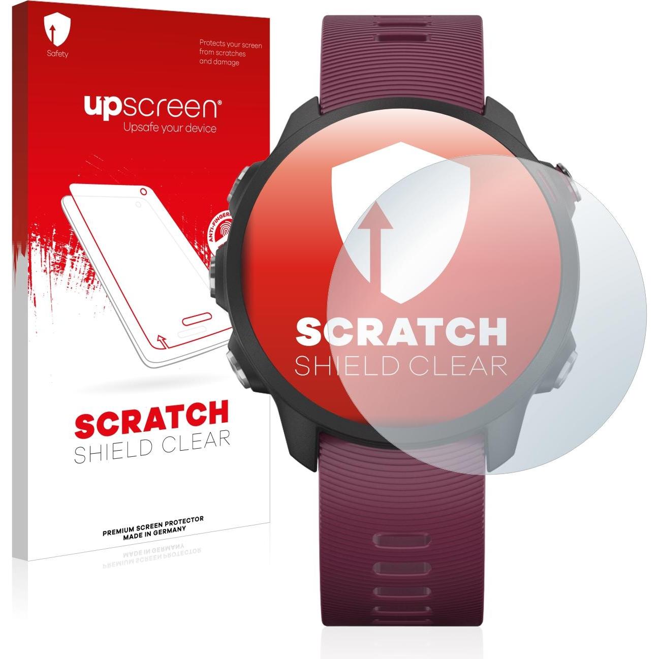 upscreen Scratch Shield Displayschutz, Smartwatch Schutzfolie, Transparent
