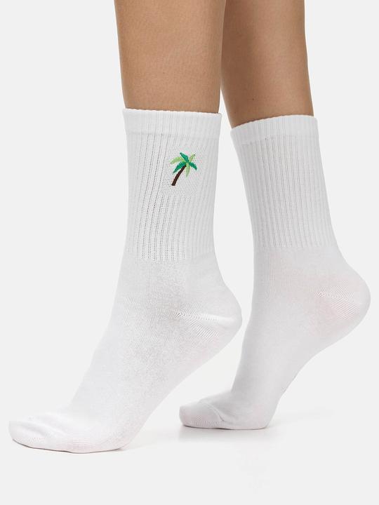 Actual product image Nur Die Freizeitsocken Statement Socken mit Stickerei (pack of 10, 35 - 38)