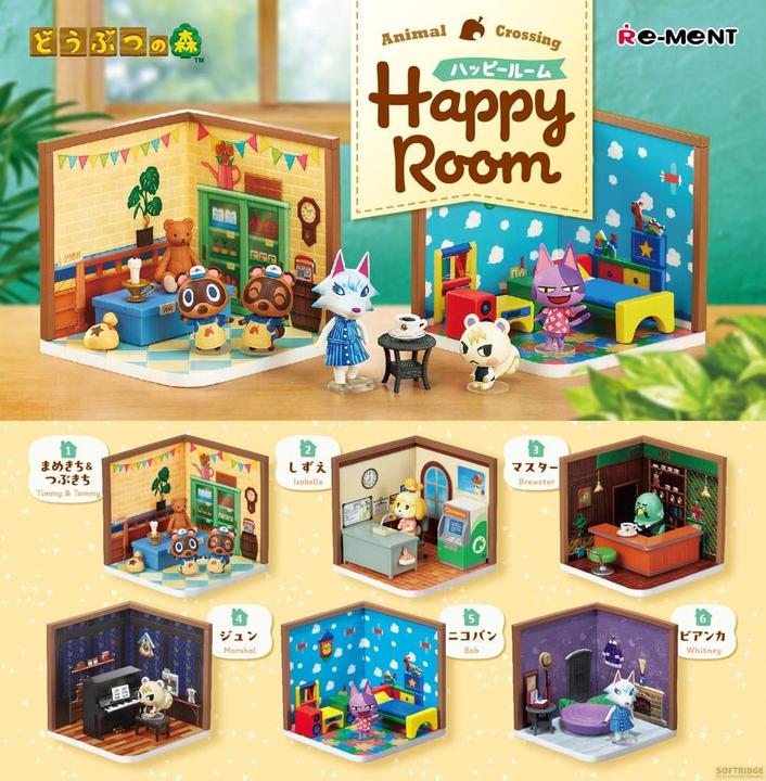 Produktbild Re-Ment Animal Crossing Minifiguren Happy Room Blind Box Display (6)