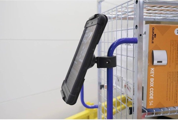 Actual product image Durable TOUGH CLAMP tablet holder 7-13"/-23mm/black