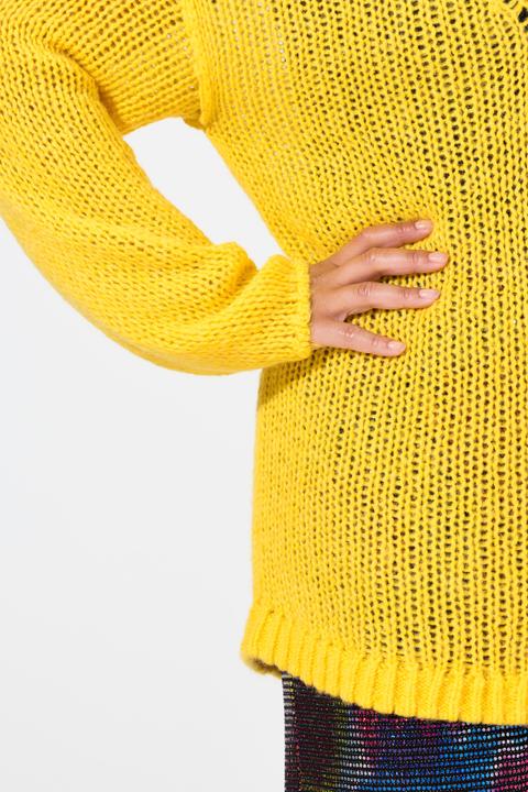 Produktbild Angel of Style Pullover, oversized, Ballonärmel, V-Ausschnitt. (50)